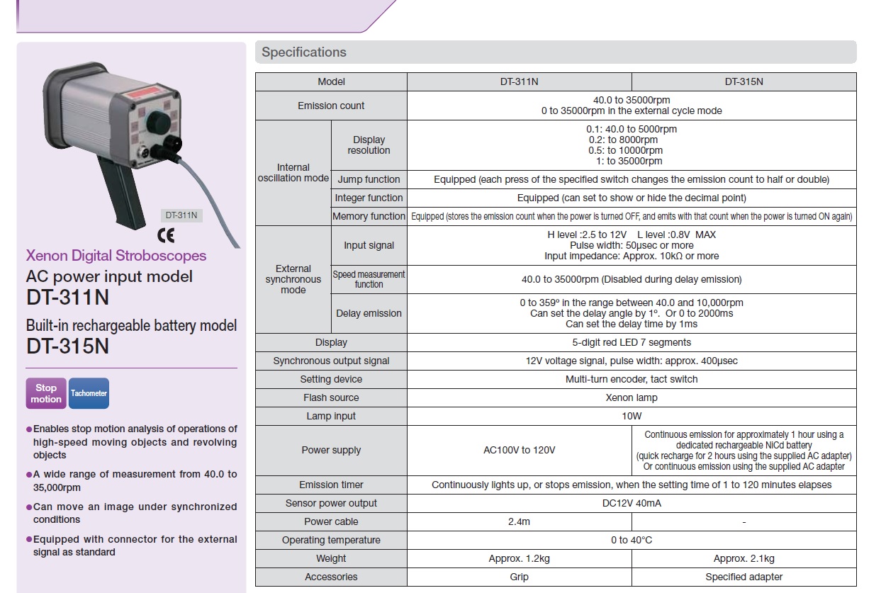 Ichiban Precision Sdn Bhd Shimpo Shimpo Digital Stroboscope, Xenon